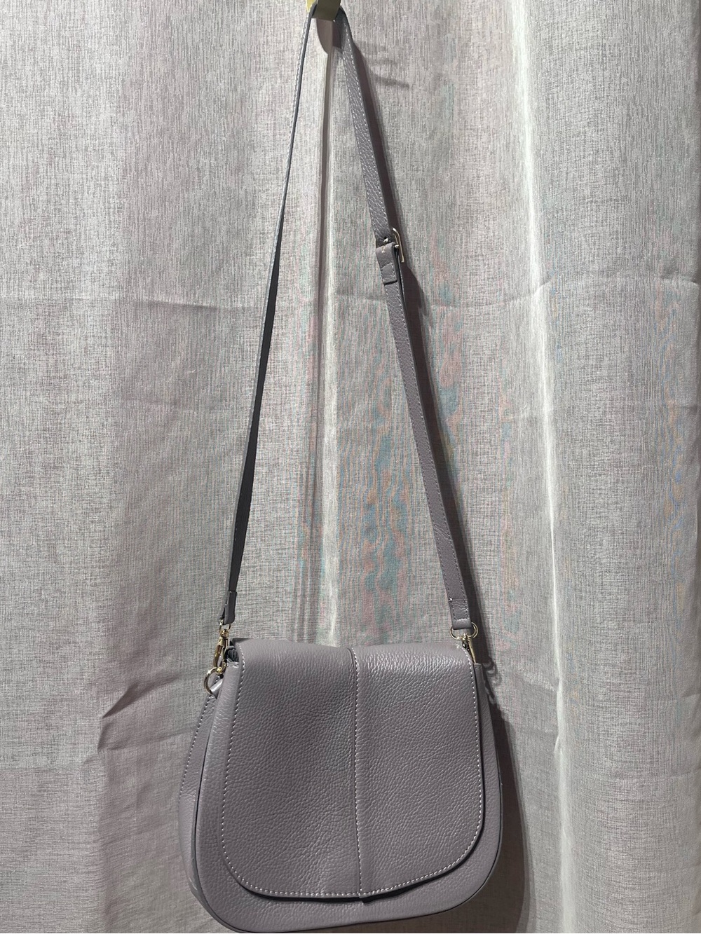 Taupe purse made in Italy